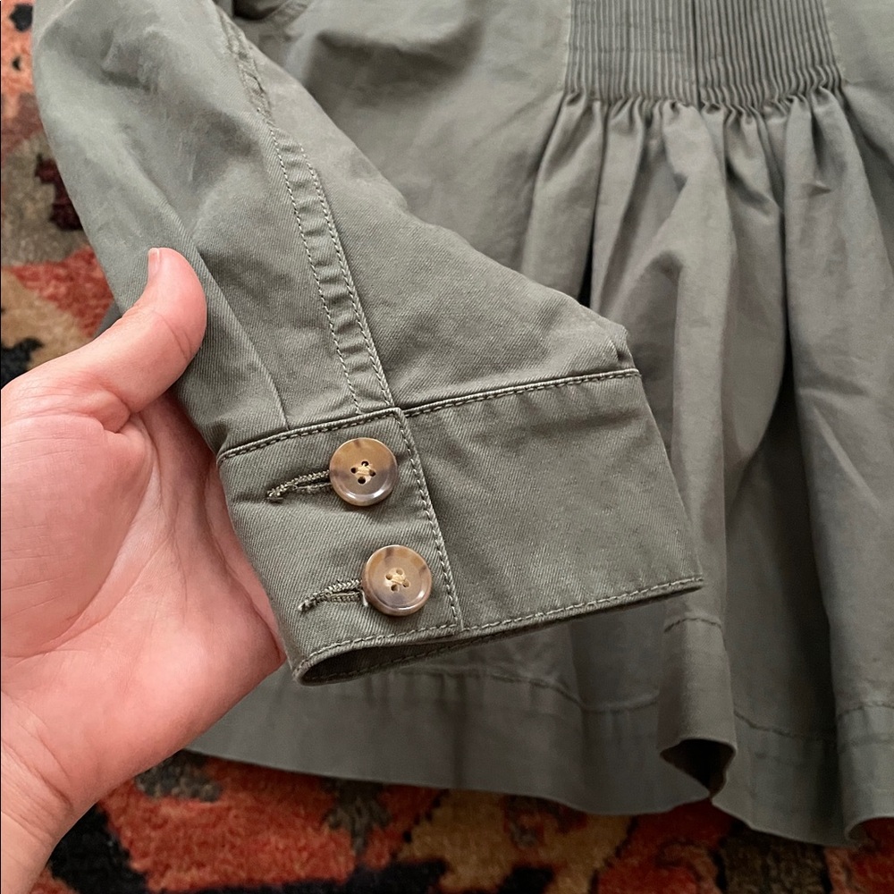 Veronica Beard Weslyn Utility Jacket Army Green size Small - Picture 11 of 16